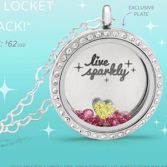 Origami Owl Locket set - Picture 1 of 1